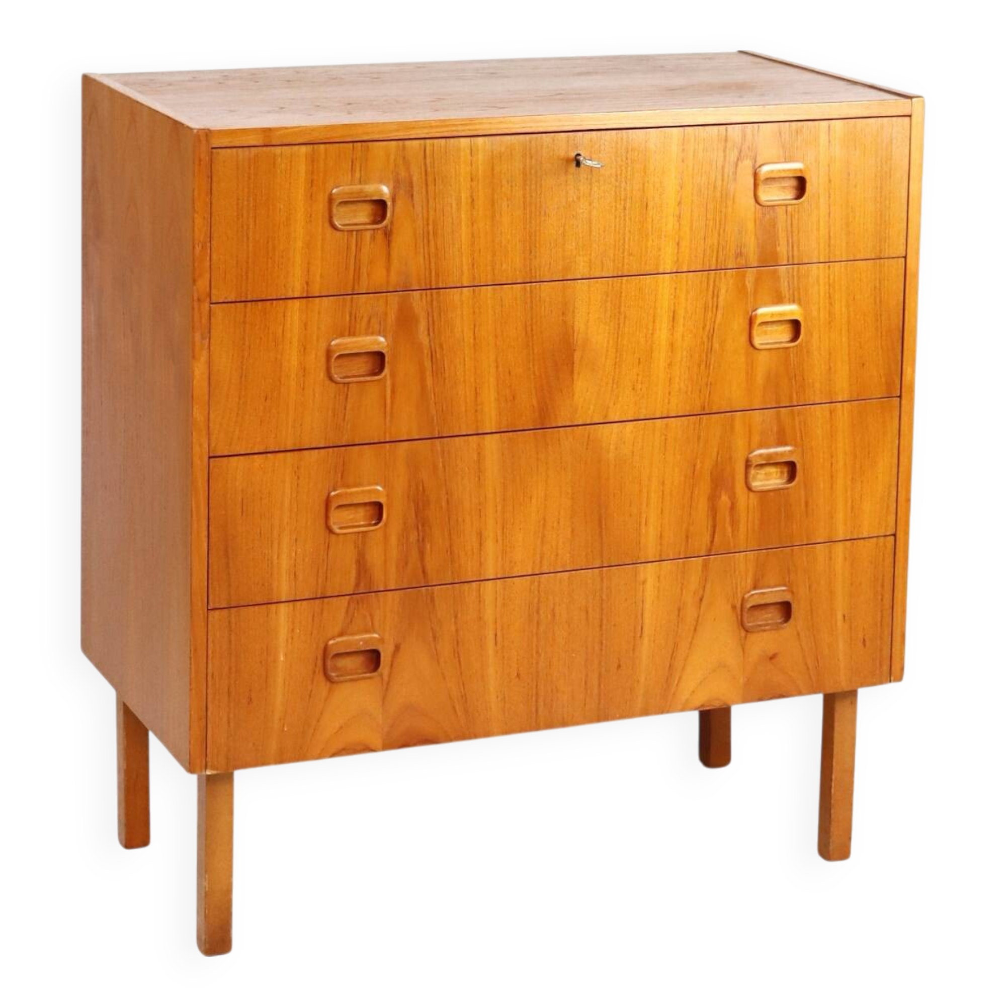 Scandinavian teak chest of drawers
