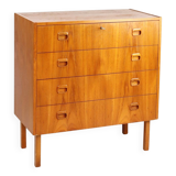 Scandinavian teak chest of drawers