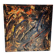 Abstract Materic Oil on Canvas Signed DE ROSA 1997 80x80cm