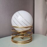 Golden spiral lamp from the 70s