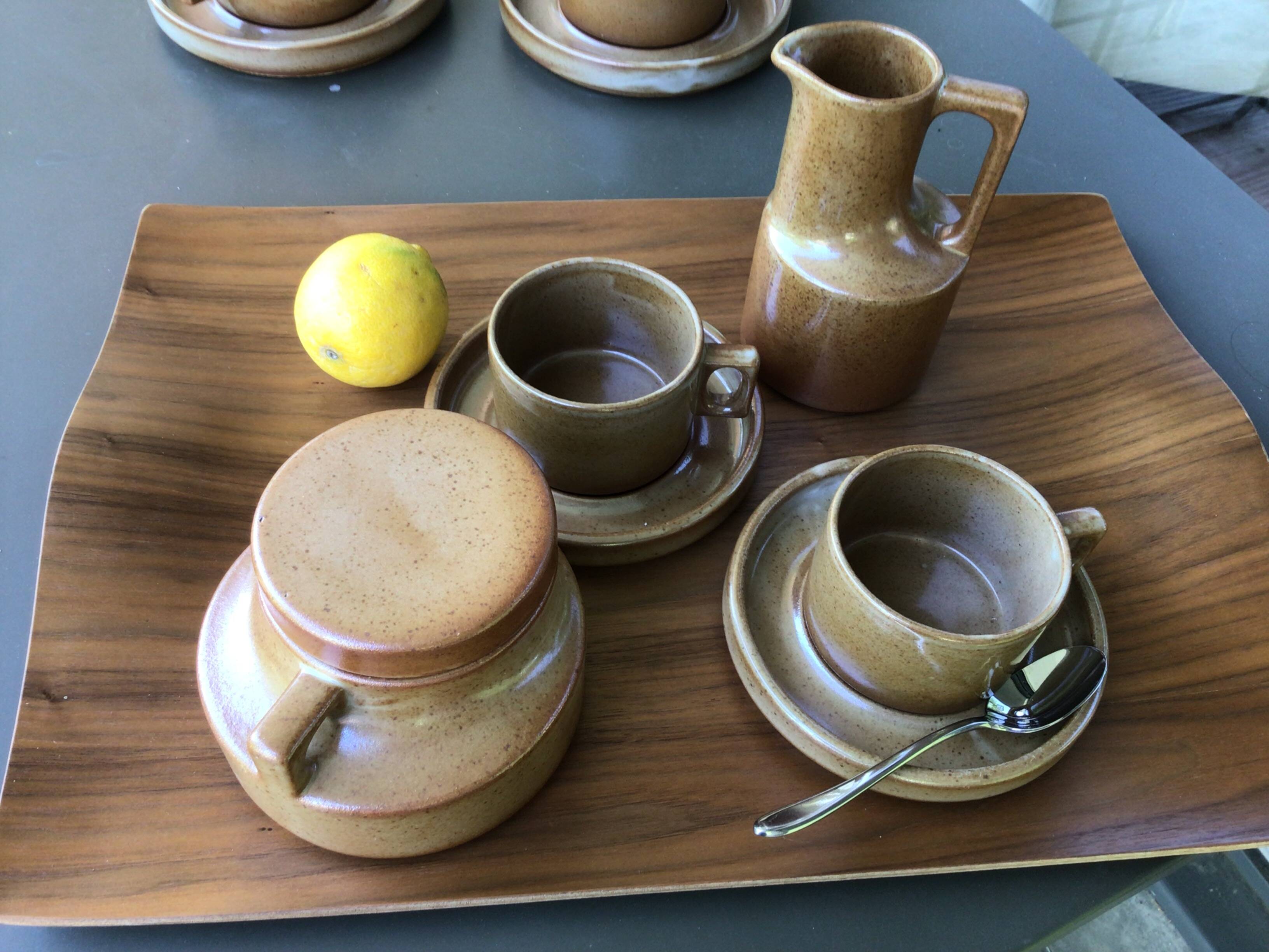 2 Brenne Stoneware Coffee Cups