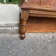 19th-century vintage oak bookshelf.