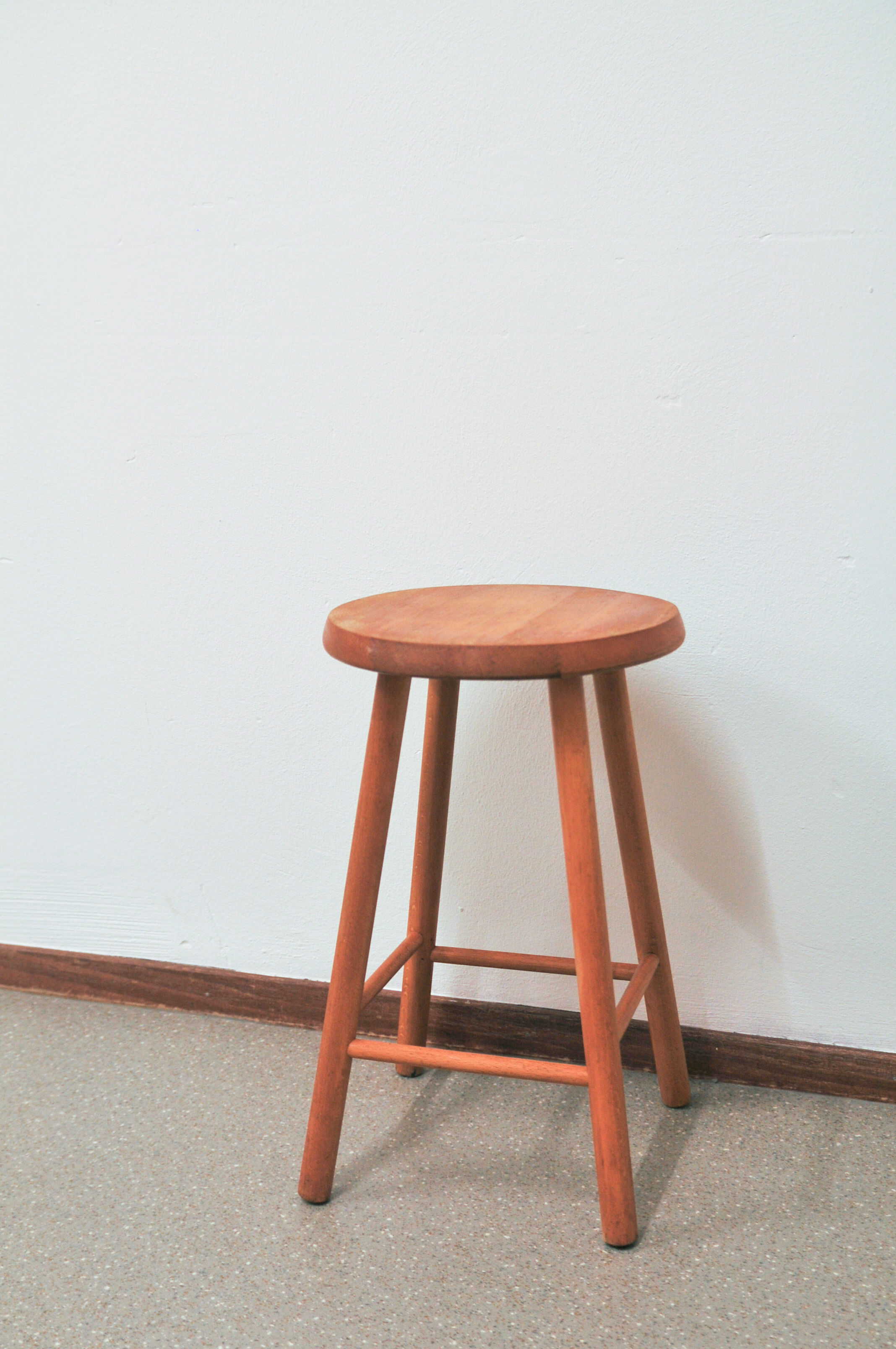 wooden vintage stool