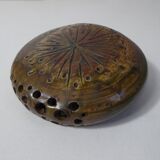Bouquet stoneware wall vase signed jb