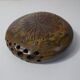 Bouquet stoneware wall vase signed jb