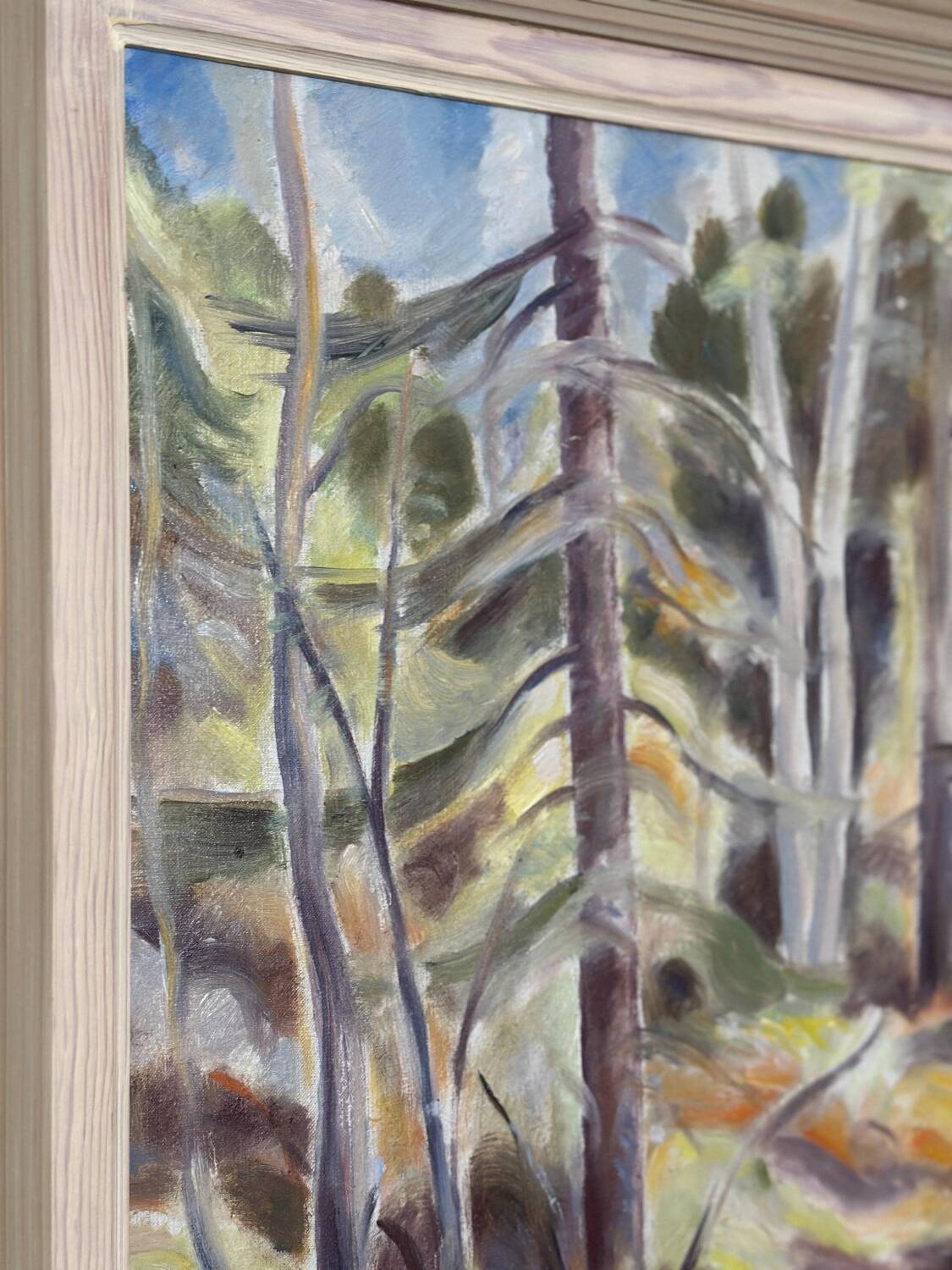 Original Swedish Oil on Canvas – “Forest” by Gottfrid Lård