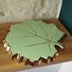 Ceramic trivet and coaster – leaf pattern, year