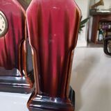 Ensemble 3 vases art déco Orchies