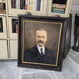 Oil on canvas portrait