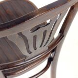 1950s Vintage Bistro Oak Chair, Czechoslovakia