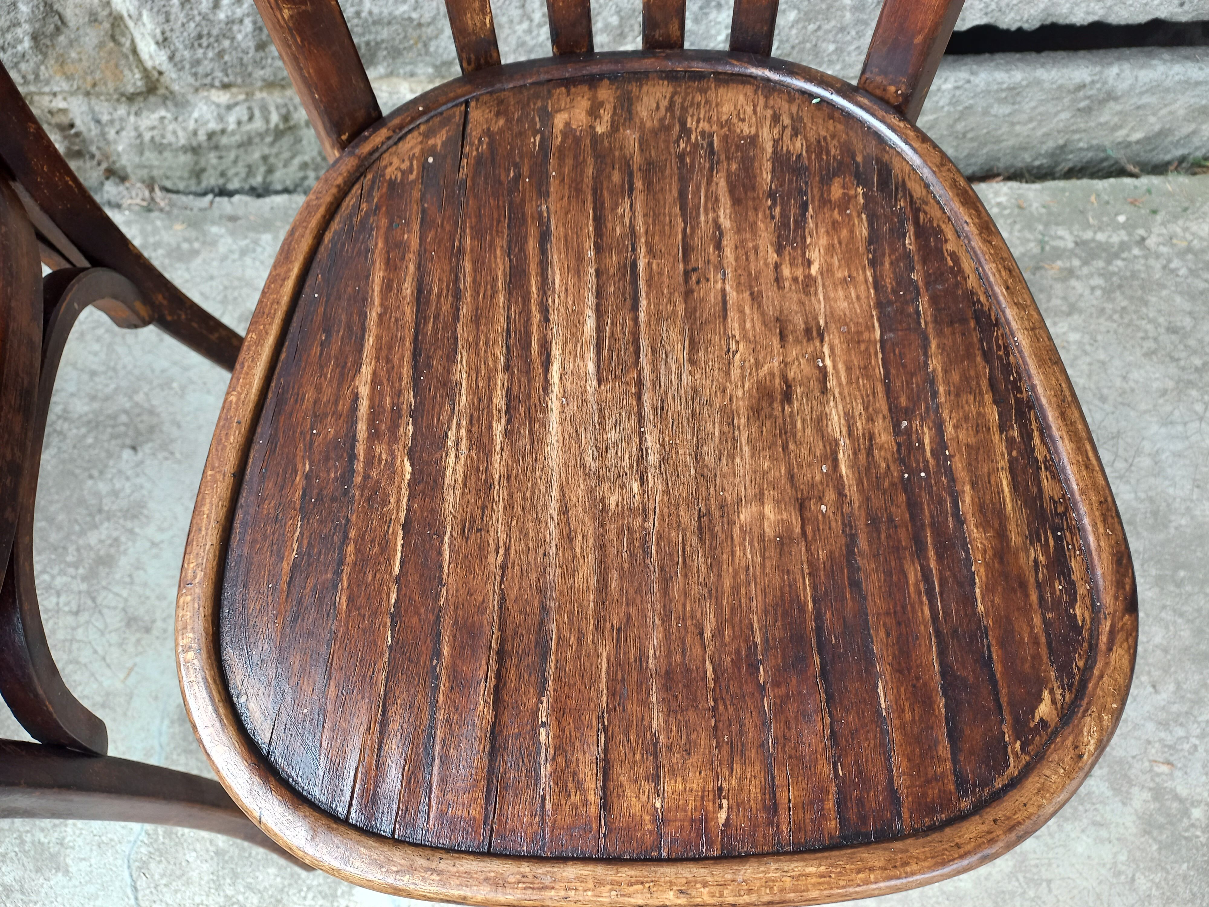 Set de 4 chaises bistrot Baumann