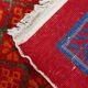 Ancient Khotan carpet, hand-knotted, floral pattern, Turkestan, 1960s.
