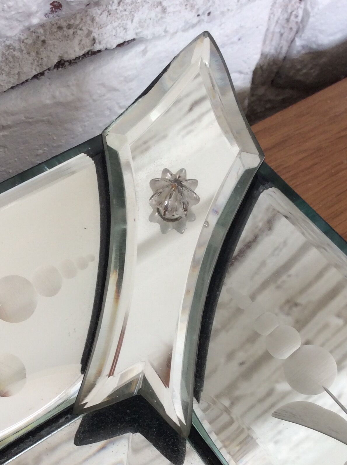 Venetian table mirror