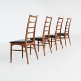 Chaises de salle à manger 'Lis' de Niels Koefoed en palissandre Koefoeds Danemark 1960