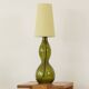 Large vintage Ikea table lamp "Ljusås Salbo" (2009) in glass