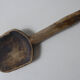 Wooden spoon butter ancient folk art