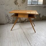 Vintage oak compass desk