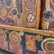 Coffre de mariage marocain polychrome années 50