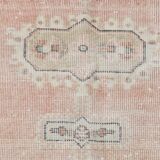 7x11 Vintage Large Area Handmade Wool Oushak Vintage Rug, 216x335 Cm