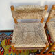 Chaises et tabourets paillés vintage
