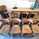 Lot de 6 chaises bistrot Baumann