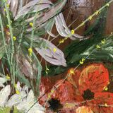 Peinture bouquet vintage