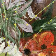 Peinture bouquet vintage