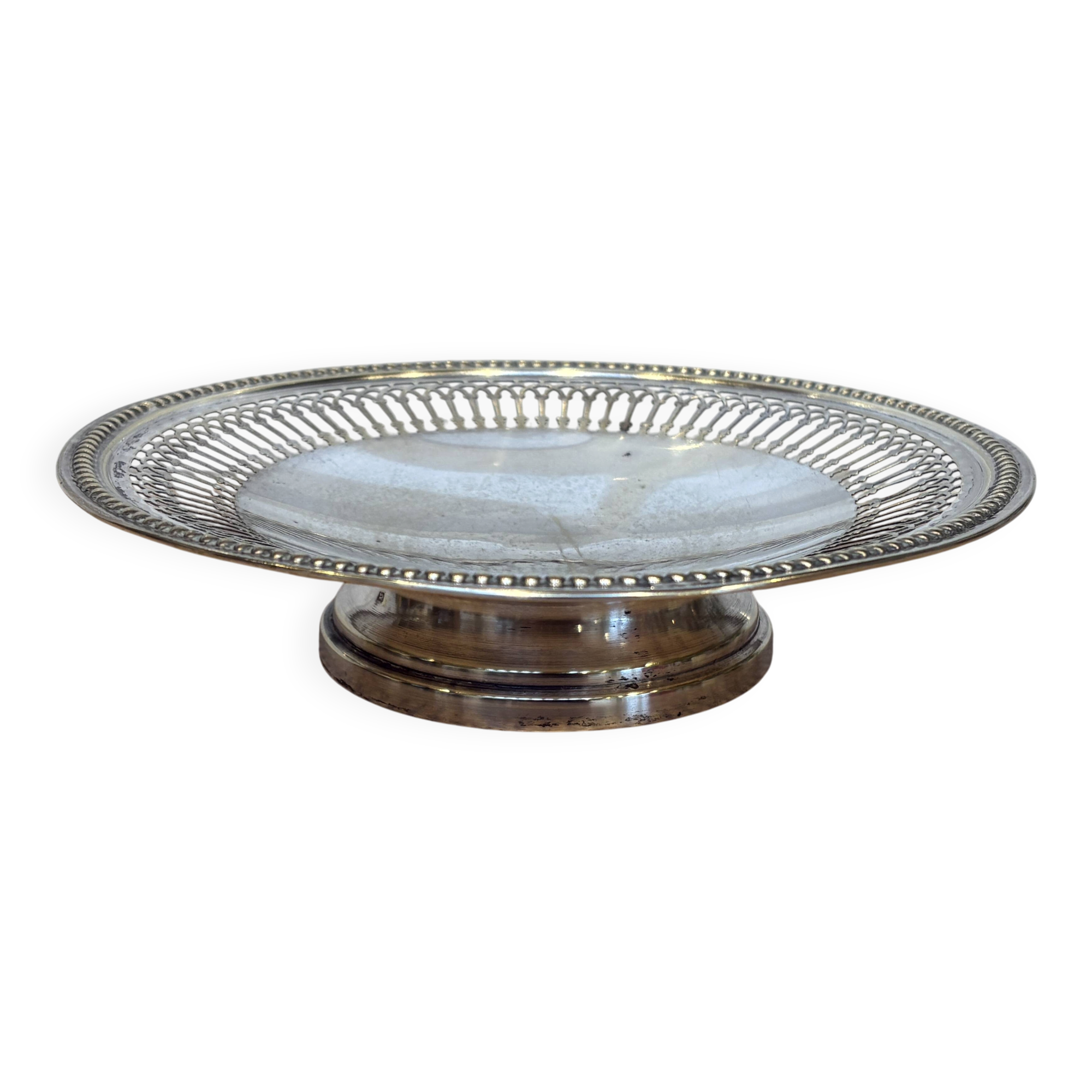 silver-plated display stand