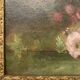 Old painting, still life, signed Monk, late nineteenth century early twentieth century