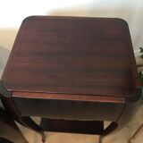 Pair of bedside tables mahogany nightstands pair