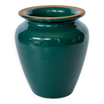 Blue ceramic vase