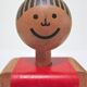wooden toy footballer design P. Schweizer for Naef Switzerland