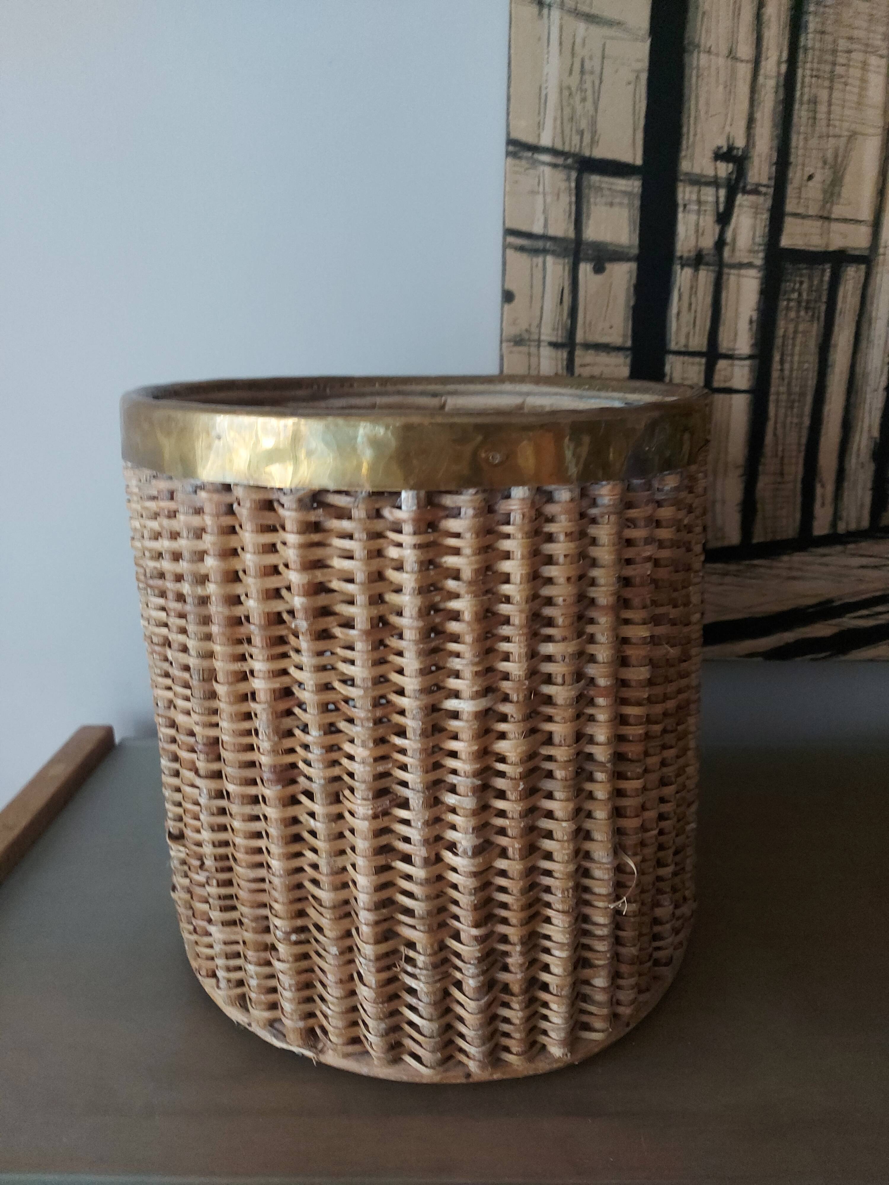 Vintage wastepaper basket