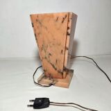 Lámpara de mesa de mármol. España, 1970s.