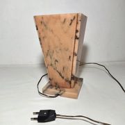 Lámpara de mesa de mármol. España, 1970s.