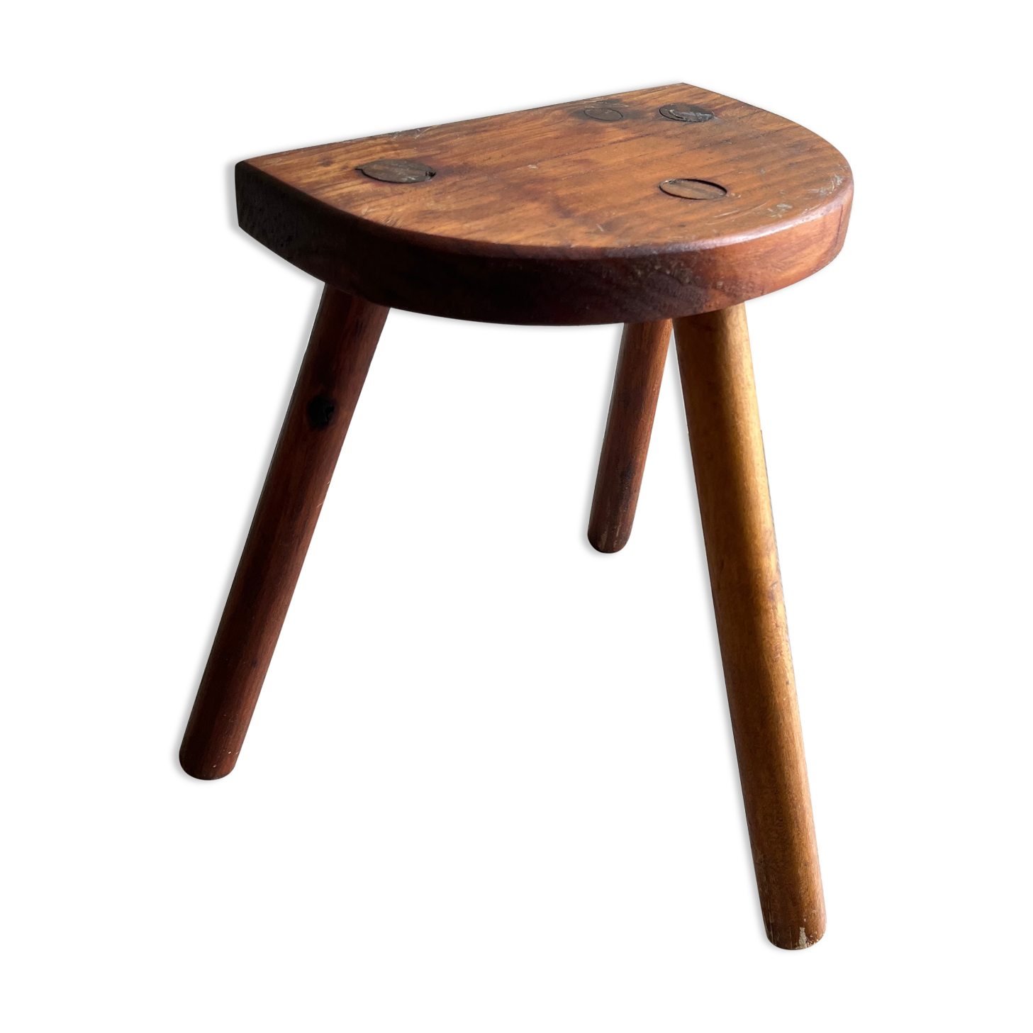 Tabouret tripode bois