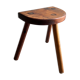 Tabouret tripode bois