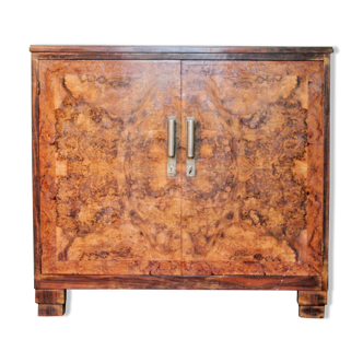 Art Deco furniture in black walnut