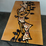 Vintage ceramic coffee table from the 1970s