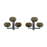 Pair of triple sconces from Sciolari