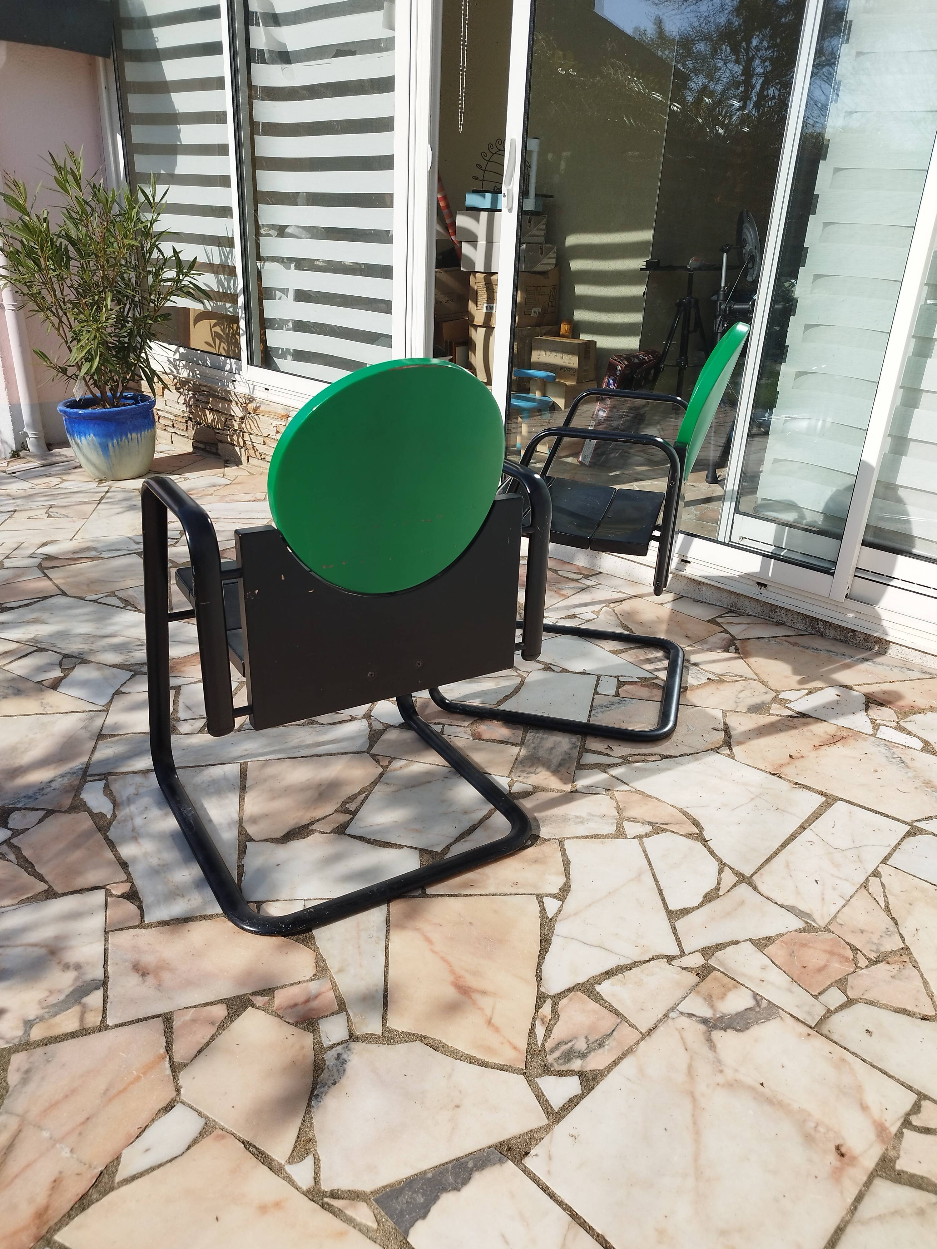 2 Martin Stoll chairs model G-Pino "Pinocchio"