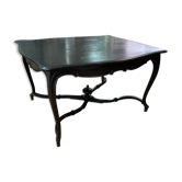 Table Napoléon III en bois noirci