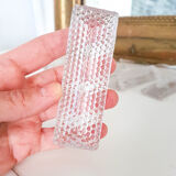 Lot of 6 bubbled glass knife holders