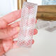 Lot of 6 bubbled glass knife holders
