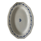 Plat ovale terre de fer Saint Amand