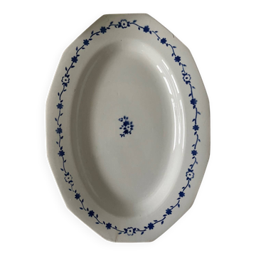 Saint Amand ironstone oval dish