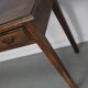 Vintage English Rustic Farmhouse Oak Side Table, 1950s