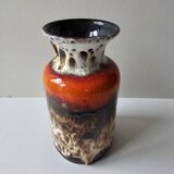 Vintage ceramic vase with handle - Jasba Keramik