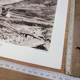The barns of Moudang, Hautes-Pyrénées, photo printed in 1937.
