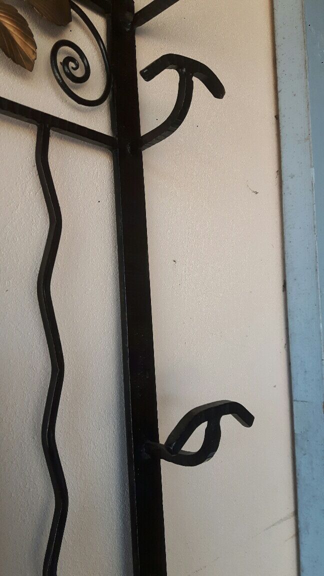 Locker room art deco coat hangers.